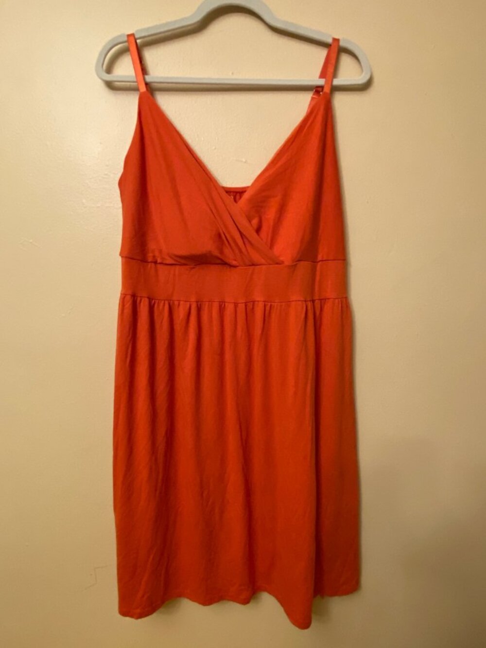 Piper & Blue Orange Tie-Back Dress Size 1X